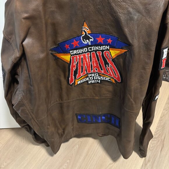 Genuine Rodeo Contestant Leather Jacket - Picture 3 of 9